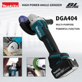 New Makita DGA404 125mm Brushless Lithium Electric Angle Grinder 18V Rechargeable Cutting Machine High Power Machine Power Tool